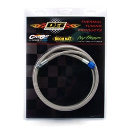 Design Engineering 80206 Stainless Steel Braided Hose; 5 ft.; -4AM Female End And 1/8 NPT Male End; - Truck Part Superstore