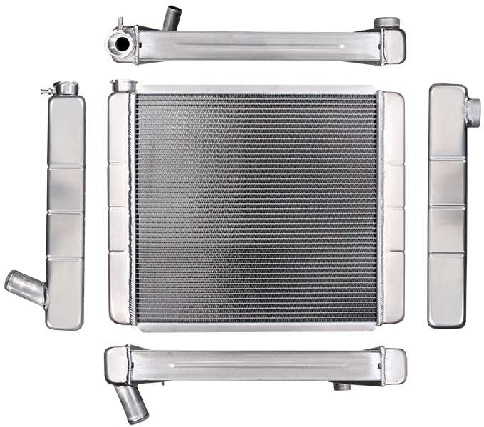 Northern Radiator 204121 Race Pro Radiator - 24 x 19 GM Radiator With Threaded Inlet Connection - Truck Part Superstore