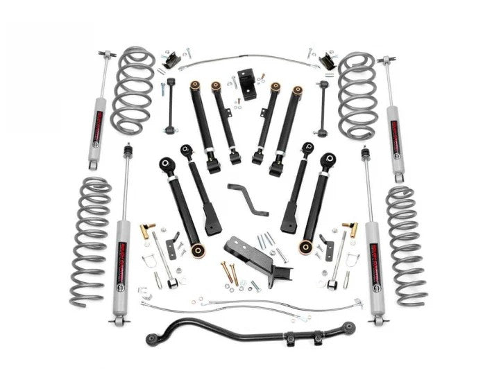 Rough Country 66130 4 Inch Jeep X-Series Suspension Lift Kit 97-06 Wrangler TJ Rough Country - Truck Part Superstore