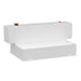 UWS ST-100HH-W White Hammerhead-Style 100-Gallon L-Shape Steel Transfer Tank - Truck Part Superstore