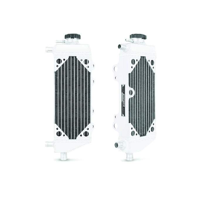 Mishimoto MMDB-YZ250-05RX 2-Stroke Right Braced Aluminum Dirt Bike Radiator, fits Yamaha YZ250 2005-2014 - Truck Part Superstore