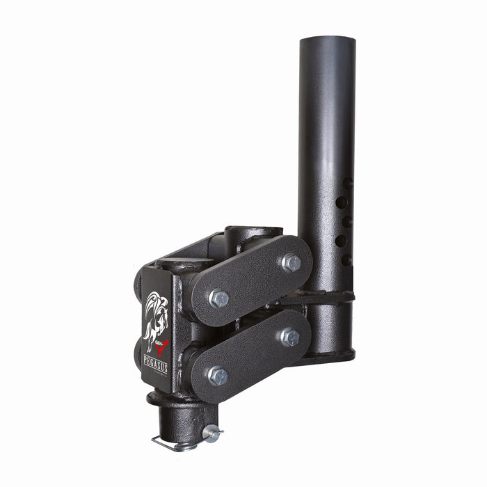 GEN-Y Hitch GH-7046 PEGASUS TORSION-FLEX ML Low-Pro 11" Offset 4" RND Goose 2-5/16" Std 4.5K TW 25K - Truck Part Superstore