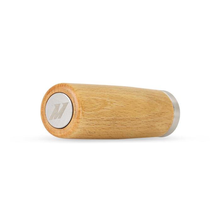 Mishimoto MMSK-WD-TBE Tall Steel Core Wood Shift Knob, Beech Wood - Truck Part Superstore
