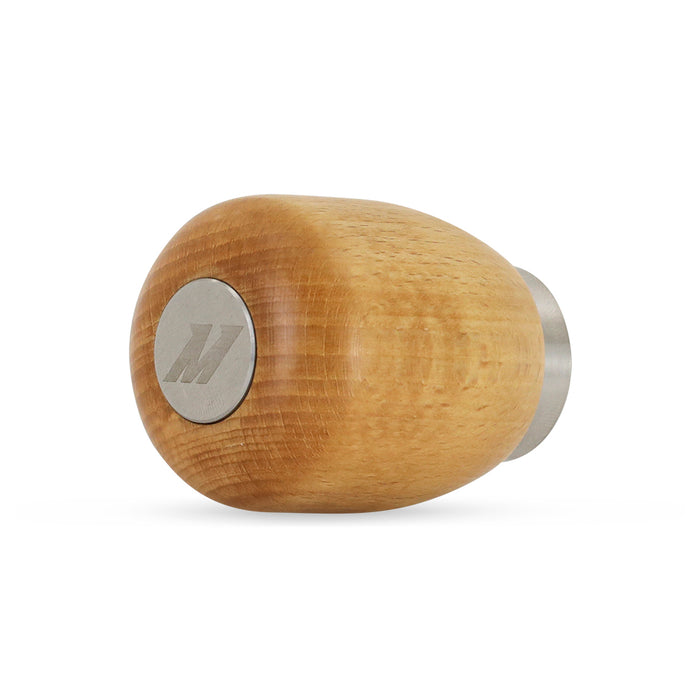 Mishimoto MMSK-WD-SBE Short Steel Core Wood Shift Knob, Beech Wood - Truck Part Superstore