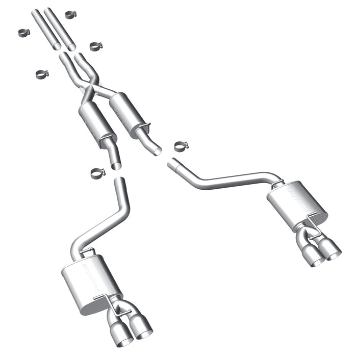 MagnaFlow Exhaust Products 15098 Street Series Stainless Cat-Back System - Truck Part Superstore