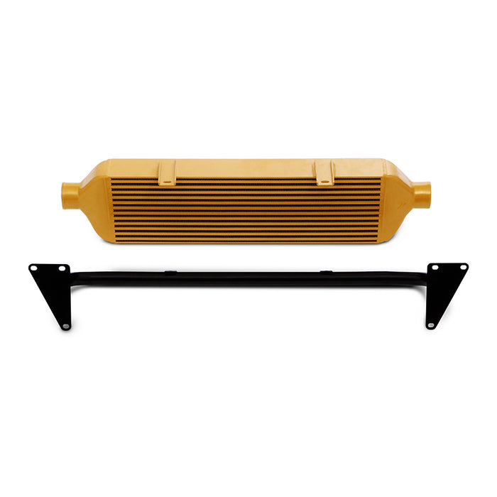 Mishimoto MMINT-STI-15BGD Subaru WRX STI Front-Mount Intercooler and Crash Beam, 2015-2021, Gold - Truck Part Superstore