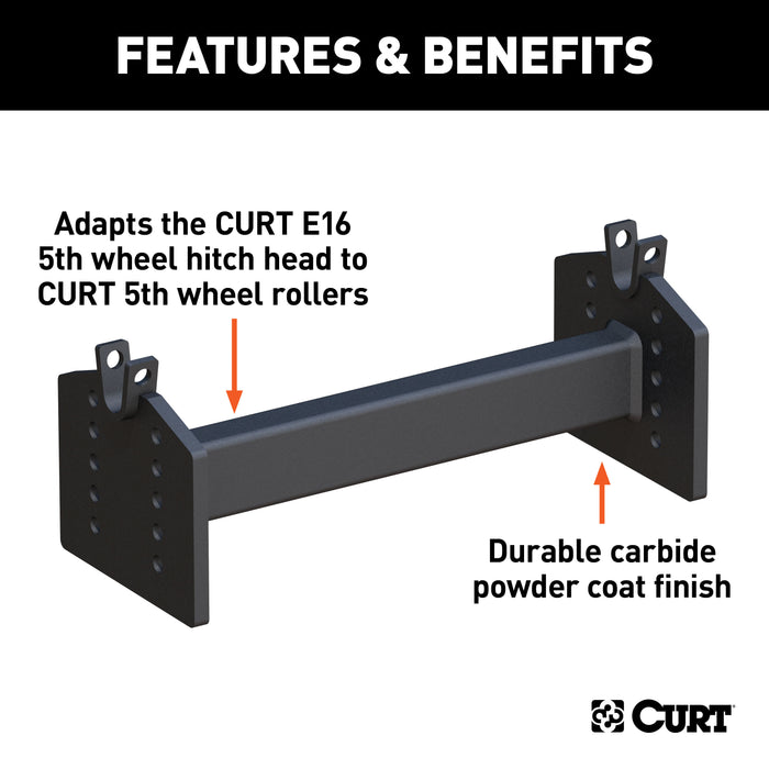CURT 16505 CURT 16505 E16 5th Wheel Hitch Head Adapter - Truck Part Superstore