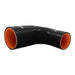 Mishimoto MMCP-R90-3035BK Mishimoto 90-Degree Silicone Transition Coupler, 3.00-in to 3.50-in, Black - Truck Part Superstore