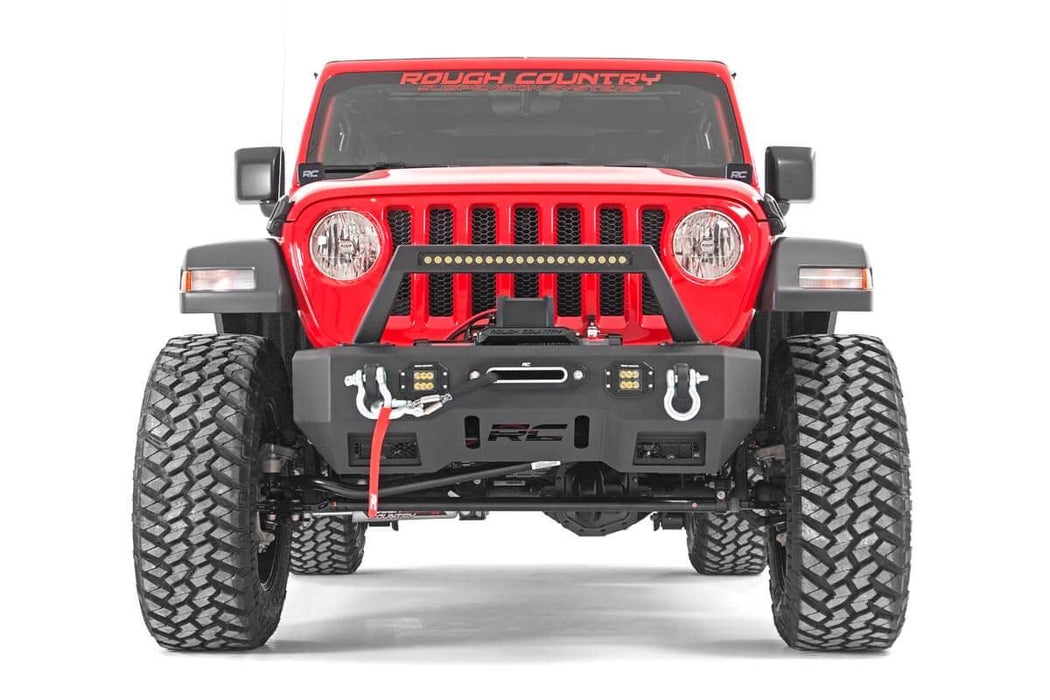 Rough Country 65531 3.5 Inch Jeep Suspension Lift Kit Premium N3 Stage 2 Coils & Adj. Control Arms 18-20 Wrangler JL Rough Country - Truck Part Superstore