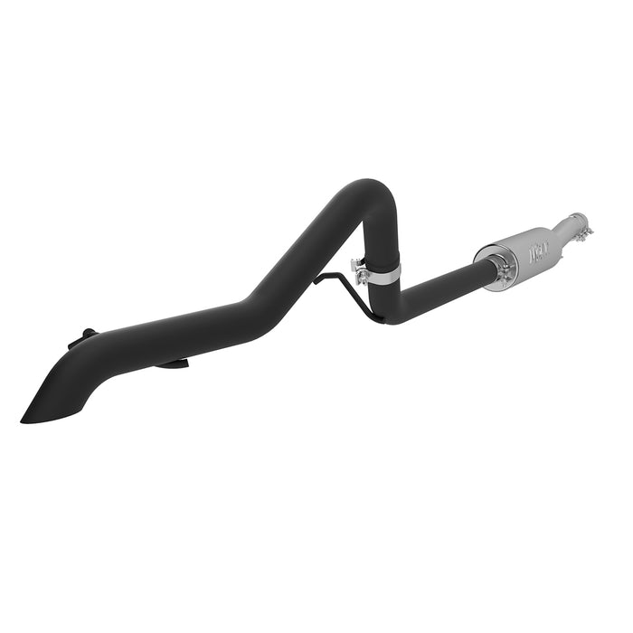MBRP S5514BLK Jeep JK Off-Road Tail Pipe Muffler Before Axle Black Coated For 07-11 Wrangler JK 3.8L V6 2/4 Door MBRP - Truck Part Superstore