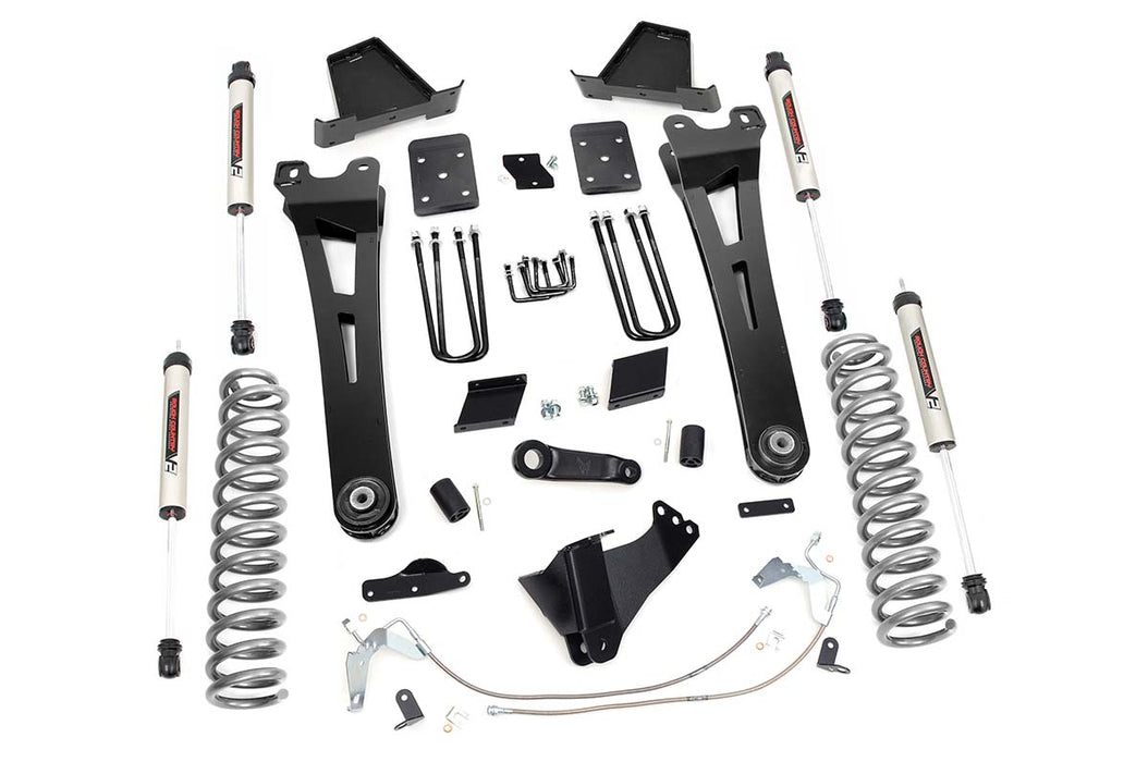 Rough Country 54270 6 Inch Ford Radius Arm Suspension Lift Kit Overload Springsw/V2 Shocks 15-16 F-250 Rough Country - Truck Part Superstore