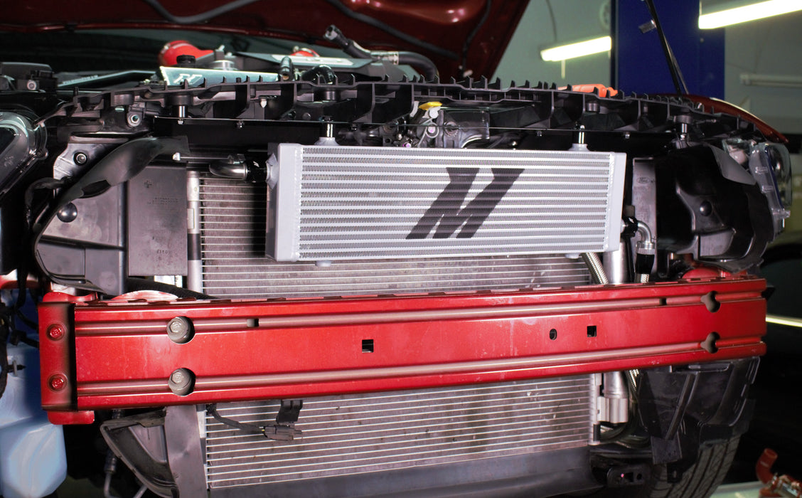 Mishimoto MMOC-MUS8-15T Ford Mustang GT Silver Oil Cooler Kit, 2015-2017 - Truck Part Superstore