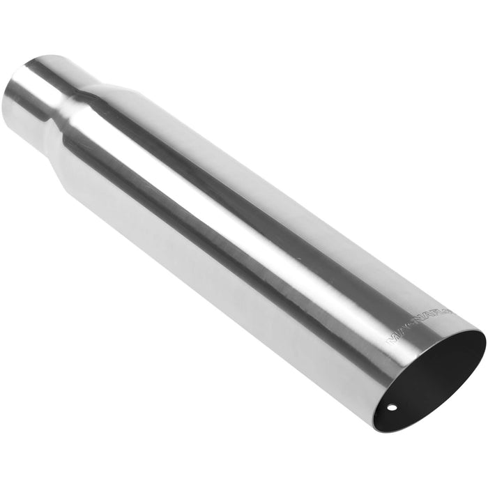MagnaFlow Exhaust Products 35102 Single Exhaust Tip-2.5in. Inlet/3in. Outlet - Truck Part Superstore