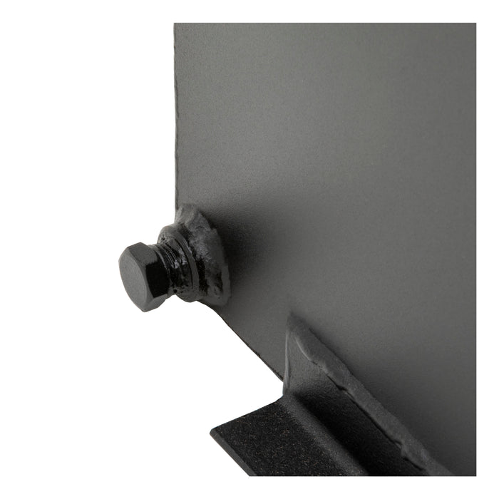 UWS ST-85-COMBO-MB Matte Black 85-Gallon Steel-Aluminum Combo Transfer Tank - Truck Part Superstore