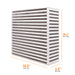 Mishimoto MMUIC-21 Universal Air-to-Air Race Intercooler Core 10.5-in x 10.4-in x 3.5-in - Truck Part Superstore