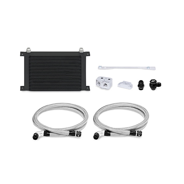 Mishimoto MMOC-GTO-04BK Mishimoto LS1/LS2 Front-Sump Race Oil Cooler Kit, Black - Truck Part Superstore