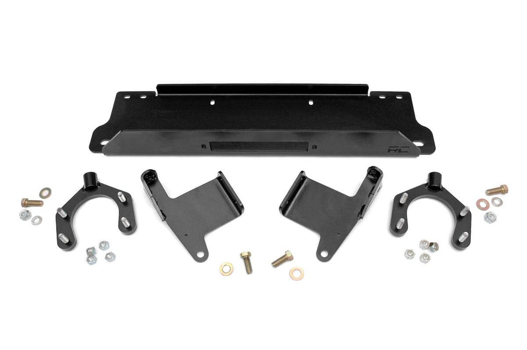 Rough Country 1162 Jeep Winch Mounting Plate for Factory Bumper 07-18 Wrangler JK Rough Country - Truck Part Superstore