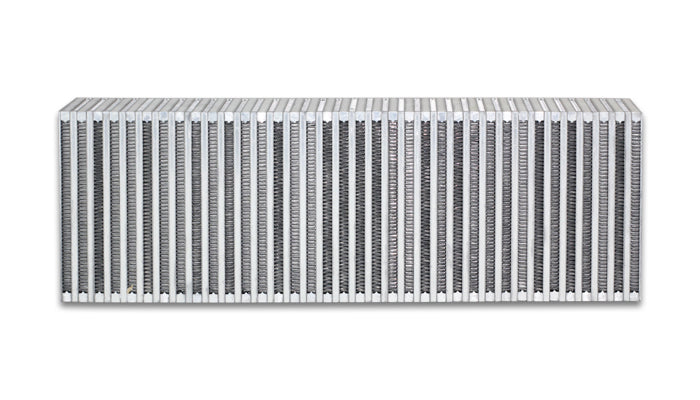 Vibrant Performance 12859 Vertical Flow Intercooler; 24in.W x 8in.H x 3.5in. Thick; Aluminum; - Truck Part Superstore