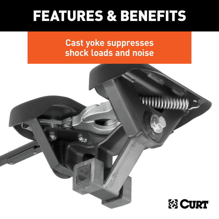 CURT 16091 A16 5th Wheel Hitch; Select Silverado; Sierra 2500; 3500 HD; 8ft. Bed Puck Syste - Truck Part Superstore