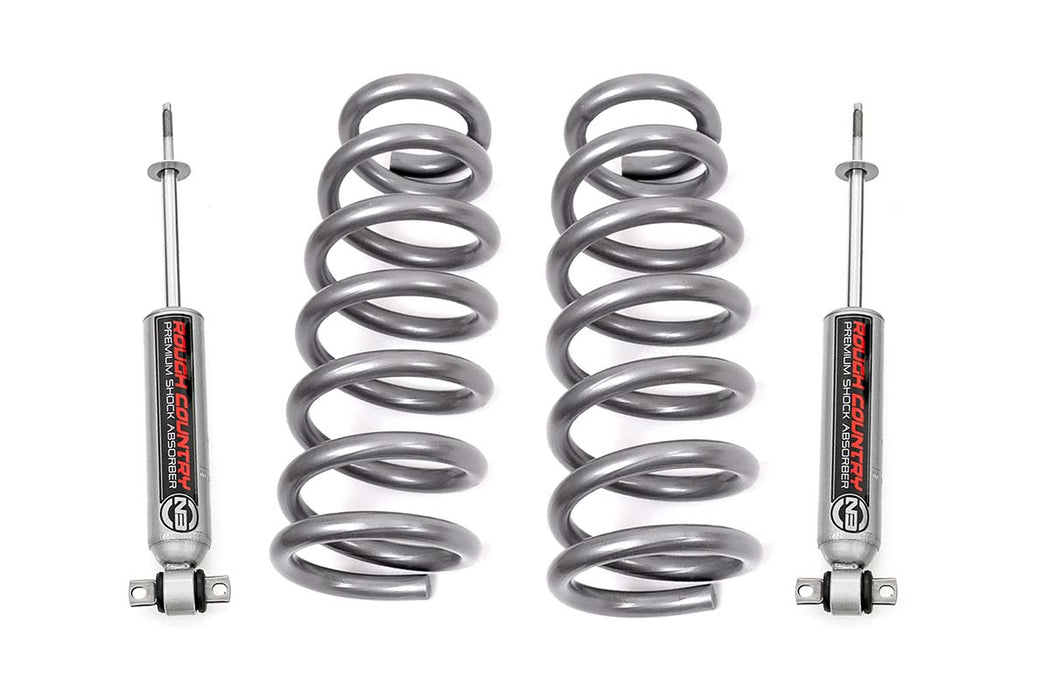 Rough Country 30430 2 Inch Leveling Coil Springs w/N3 Shocks 09-18 RAM 1500 2WD V8 Models Rough Country - Truck Part Superstore