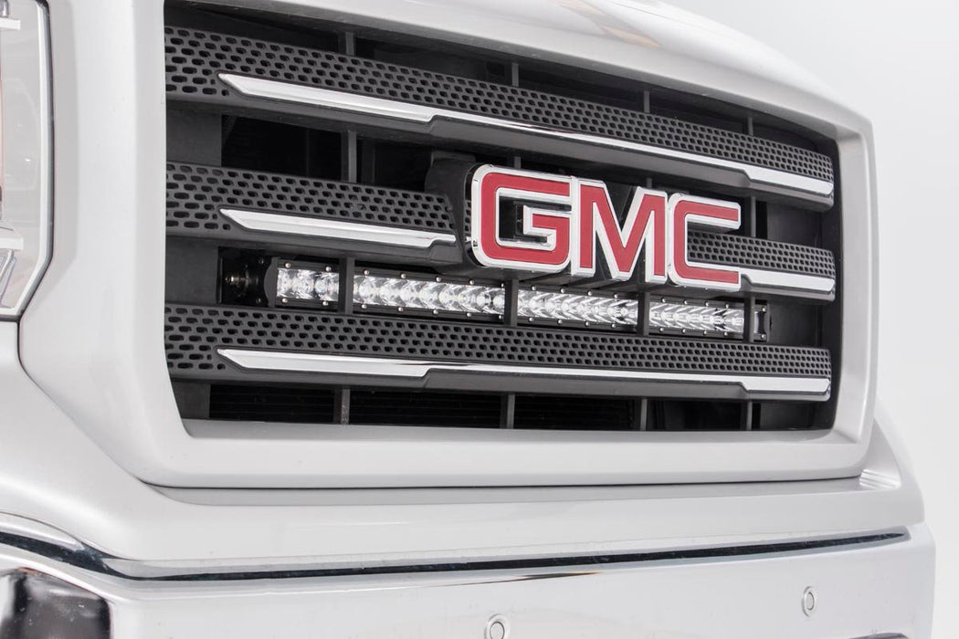 Rough Country 70625 30 Inch Curved Cree LED Grille Kit Single Row 14-18 Silverado/Sierra 1500 Rough Country - Truck Part Superstore