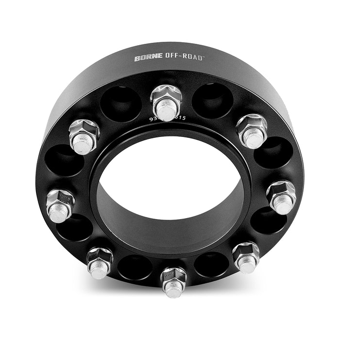 Mishimoto BNWS-002-500BK Wheel Spacers, 8X170, 125mm Center Bore, M14 X 1.5, 2.00-in Thick, Black - Truck Part Superstore
