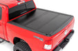 Rough Country 47320550 Dodge Low Profile Hard Tri-Fold Tonneau Cover 19-20 RAM 1500 Quad/Mega Cab 5.5ft; Bed W/O RAMbox Rough Country - Truck Part Superstore