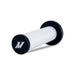 Mishimoto MMSK-BMXBKWH Grip Shift Knob, White Grip, Black Top and Bottom - Truck Part Superstore