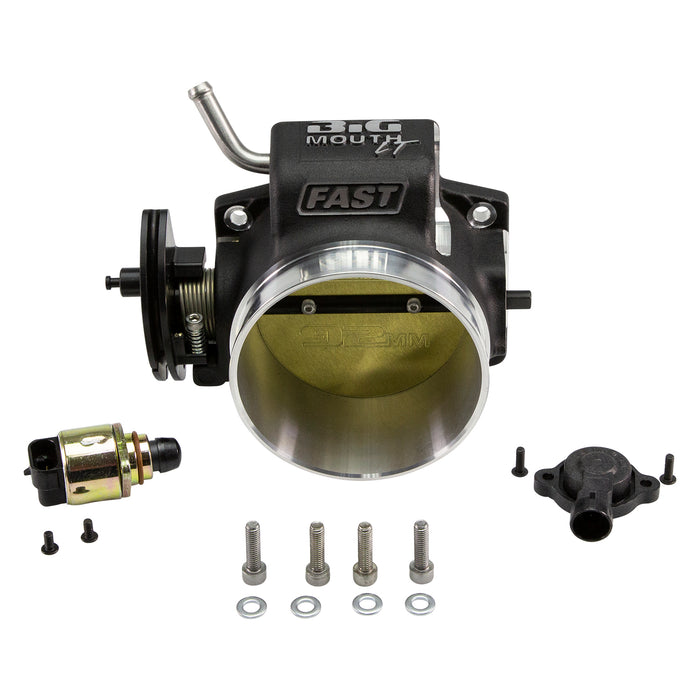 FAST 54091 Big Mouth LT Billet 92mm Throttle Body for GM LS w/ TPS and IAC - Truck Part Superstore