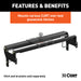 CURT 61341 Over-Bed Gooseneck Install Brackets; Select Silverado; Sierra 1500; 2500; 3500 - Truck Part Superstore