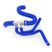 Mishimoto MMHOSE-MUS8-15LBL Ford Mustang GT Silicone Lower Radiator Hose, 2015+ , Blue - Truck Part Superstore