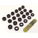 Rugged Ridge 1-107BL Body Mount Kit; 22 Piece; Black Polyurethane; - Truck Part Superstore