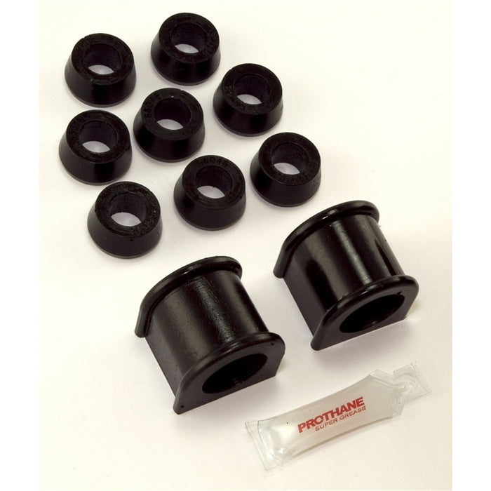 Rugged Ridge 1-1107BL Swaybar Bushing Kit; Front; 1-1/8 in.; Black Polyurethane; - Truck Part Superstore