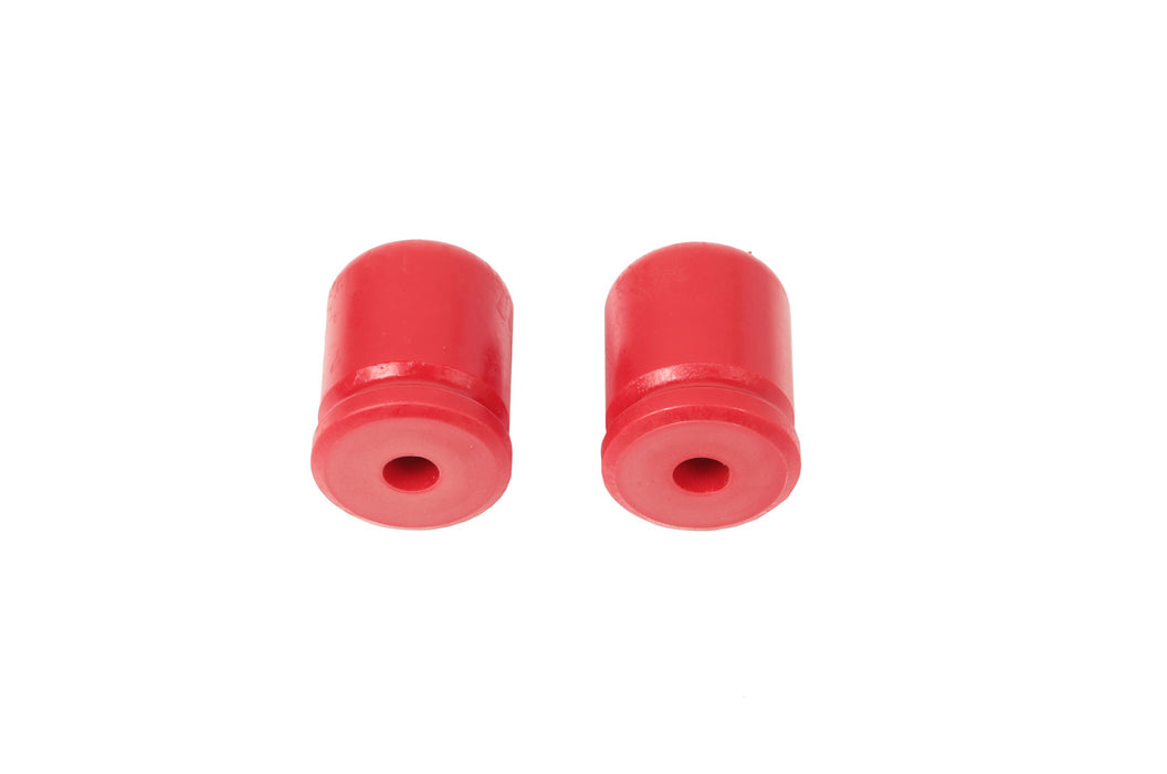 Rugged Ridge 1-1304 Bump Stop Kit; Rear; 2 pc.; Polyurethane; Red; - Truck Part Superstore