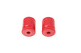 Rugged Ridge 1-1304 Bump Stop Kit; Rear; 2 pc.; Polyurethane; Red; - Truck Part Superstore