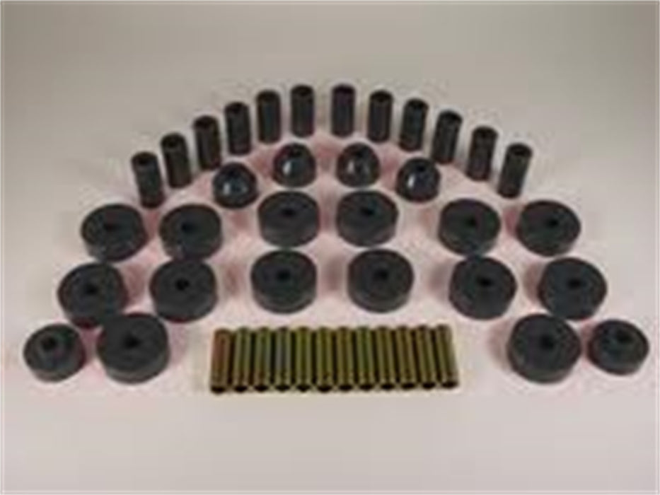 Rugged Ridge 1-2001BL Total Bushing Kit; Black Polyurethane; - Truck Part Superstore