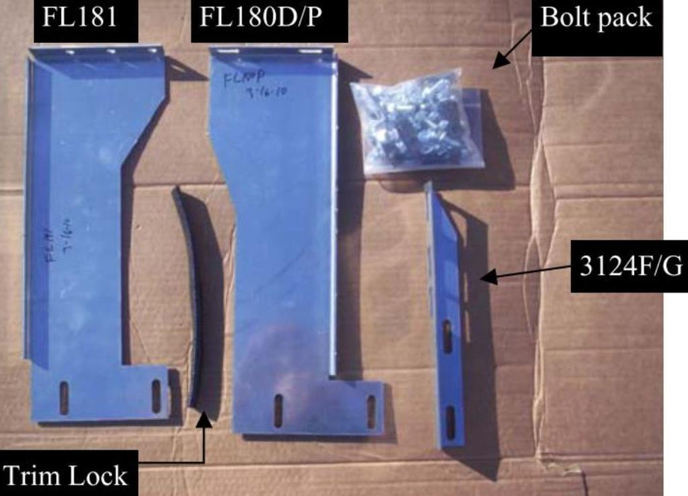 Owens Products 10-1017 Running Board Mounting Bracket Kit For 3156-01 (Must Order Separately) 07-14 Silverado/Sierra Heavy Gauge Steel Silver Owens Products - Truck Part Superstore