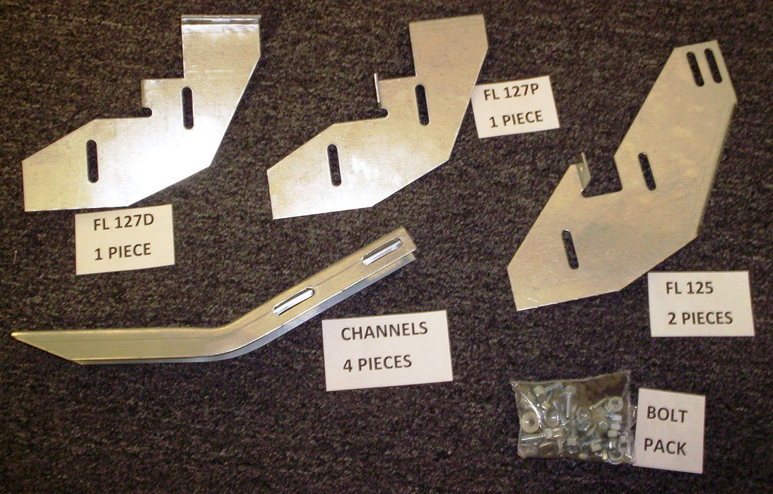 Owens Products 10-1023 Running Board Mounting Bracket Kit For 2188-01 09-14 Volkswagen Routan 2998-17 Dodge Grd Caravan 08-16 Chrysler Town And Country Heavy Gauge Steel Silver Owens Products - Truck Part Superstore
