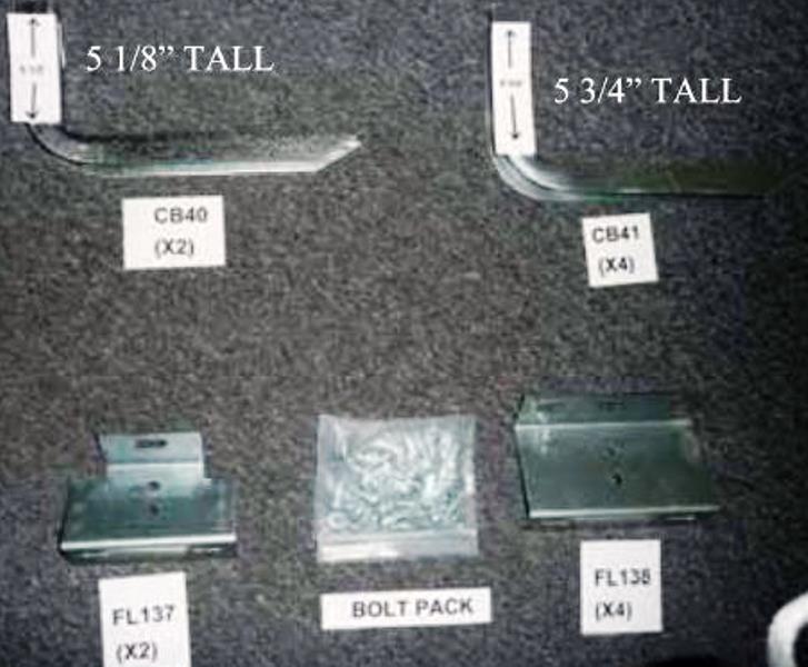 Owens Products 10-1031 Running Board Mounting Bracket Kit For 68007-01 (Must Order Separately) 06-10 Ford Explorer 4 Dr-Does Not Work W/Rear Air Heavy Gauge Steel Silver Owens Products - Truck Part Superstore