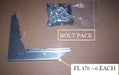Owens Products 10-1064 Running Board Mounting Bracket Kit For Transender Running Boards 04-12 Colorado/Canyon No Xtreme Standard Cab Heavy Gauge Steel Silver Owens Products - Truck Part Superstore