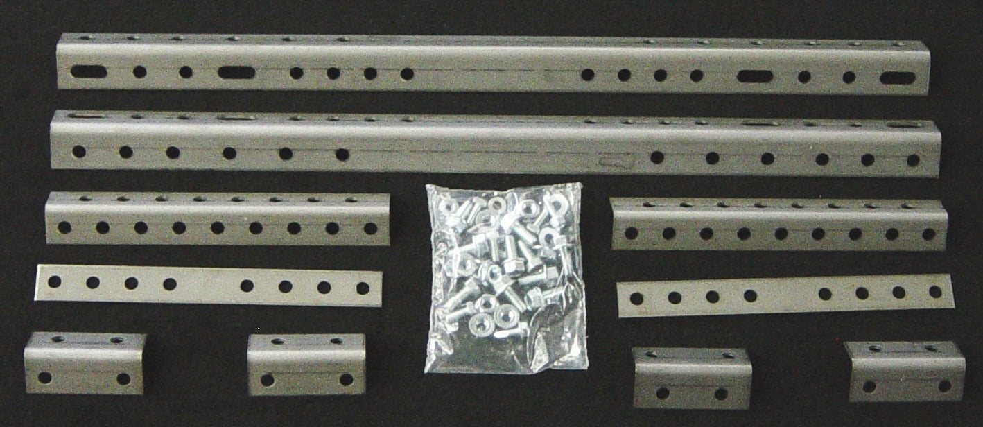 Owens Products 10-1065 Running Board Mounting Bracket Kit For Transender Running Boards Universal Heavy Gauge Steel Silver 4 Pack Owens Products - Truck Part Superstore