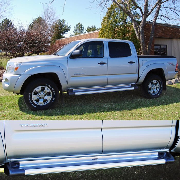 Owens Products 10-1074 Running Board Mounting Bracket Kit For Transender Running Boards 05-17 Toyota Tacoma Double Cab Heavy Gauge Steel Silver Owens Products - Truck Part Superstore