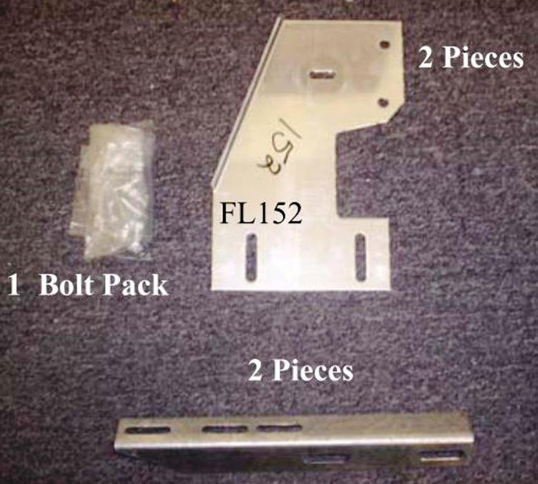 Owens Products 10-1086 3172-01/3184-01 Bracket Kits (Must Order Separately) 09-18 Ram 1500 2500/3500 Heavy Gauge Steel Silver Owens Products - Truck Part Superstore