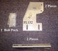 Owens Products 10-1086 3172-01/3184-01 Bracket Kits (Must Order Separately) 09-18 Ram 1500 2500/3500 Heavy Gauge Steel Silver Owens Products - Truck Part Superstore