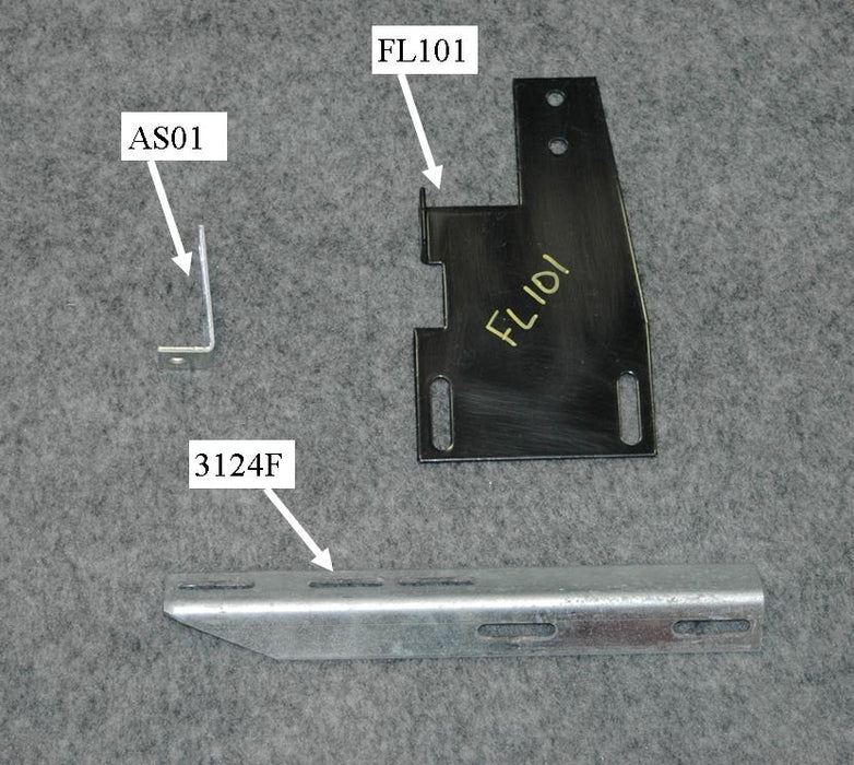 Owens Products 10-1094 Running Board Mounting Bracket Kit For Transender Running Boards 05-11 Dodge Dakota Quad Heavy Gauge Steel Silver Owens Products - Truck Part Superstore