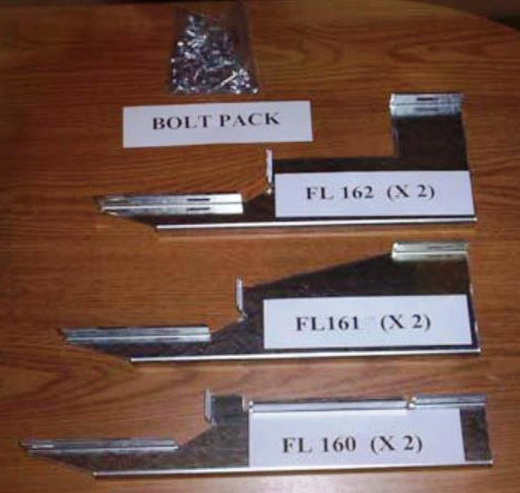 Owens Products 10-1103 Running Board Mounting Bracket Kit For Transender Running Boards 10-13 Ford Transit Connect Heavy Gauge Steel Silver Owens Products - Truck Part Superstore