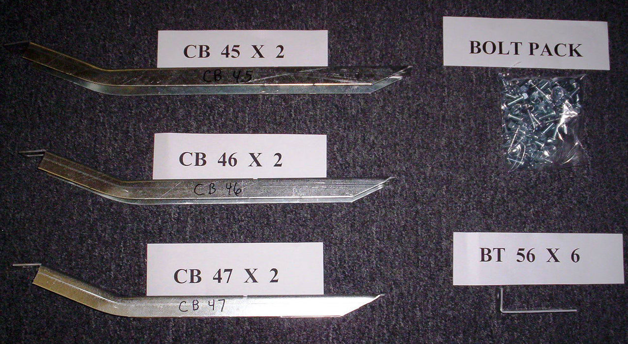 Owens Products 10-1106 67077-01/67577-01 Bracket Kit (Must Order Separately) 10-16 Cadillac Srx Heavy Gauge Steel Silver Owens Products - Truck Part Superstore