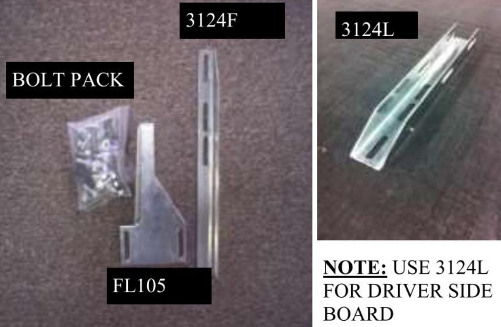 Owens Products 10-1129 Running Board Mounting Bracket Kit For Transender Running Boards 92-14 Ford E-Series Van 138 Inch Heavy Gauge Steel Silver Owens Products - Truck Part Superstore