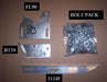 Owens Products 10-1153 Running Board Mounting Bracket Kit For Transender Running Boards 88-00 Silverado/Sierra CK Crew Cab Heavy Gauge Steel Silver Owens Products - Truck Part Superstore