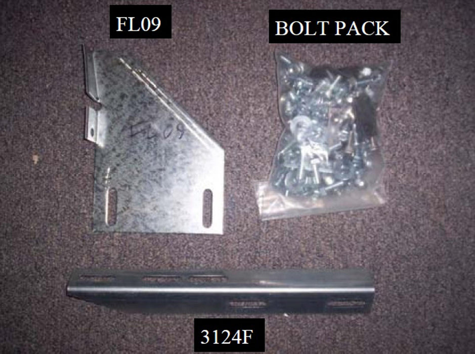 Owens Products 10-1155 Running Board Mounting Bracket Kit For Transender Running Boards 94-01 Dodge Ram 1500 94-02 Ram 2500/3500 Quad Cab Heavy Gauge Steel Silver Owens Products - Truck Part Superstore